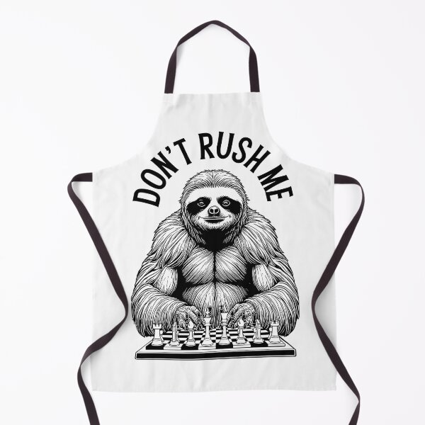 Item preview, Funny Speed Chess Player Sloth Don't Rush Me Checkmate designed and sold by GrandeDuc.