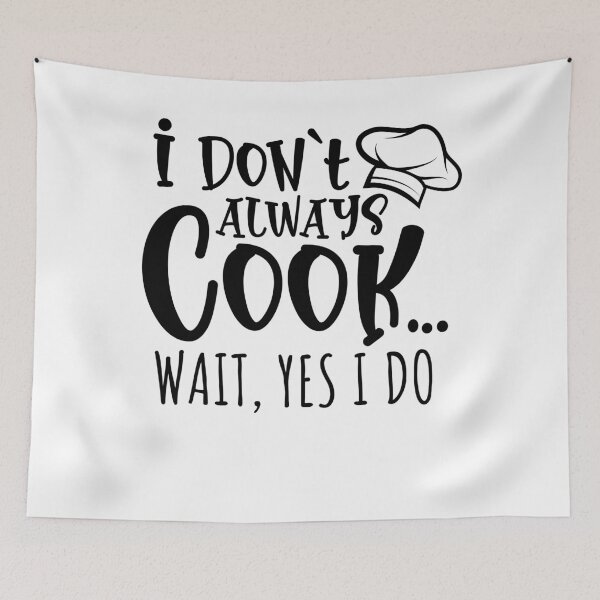 Item preview, Always Cooking Chef Humor Design for Food Lovers designed and sold by PrintCrafting.