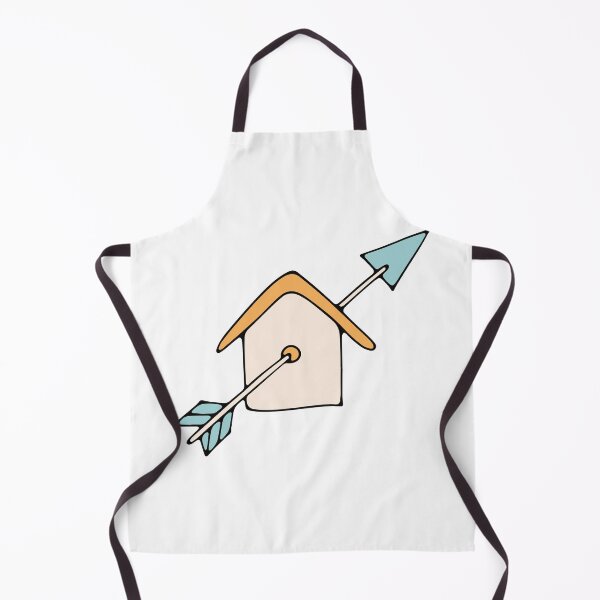 Item preview, Illustration of an arrow piercing a house designed and sold by rasagamastore.