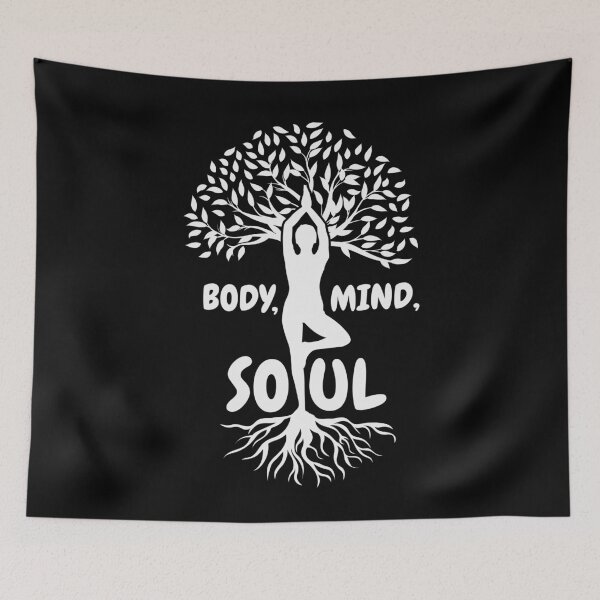 Item preview, Body Mind Soul Yoga Meditation designed and sold by PrintCrafting.