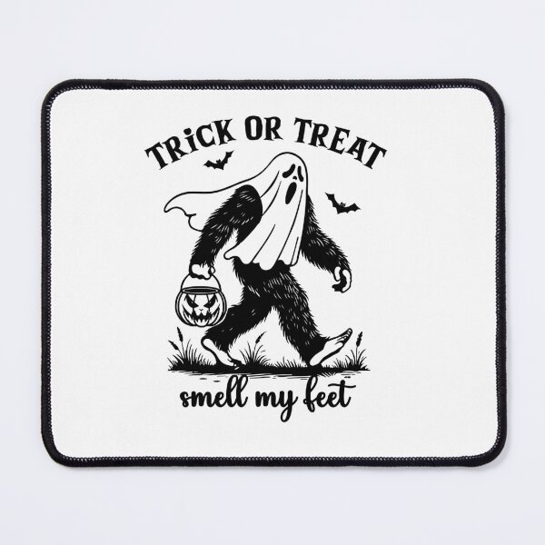 Item preview, trick or treat smell my feet,Halloween Ghost Bigfoot,Spooky Bigfoot, Ghost Shirt,bigfoot saw me but nobody believes him,svg file for cricut designed and sold by NukFloralShop.