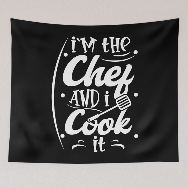 Item preview, I'm the Chef and I Cook It Funny Cooking designed and sold by PrintCrafting.