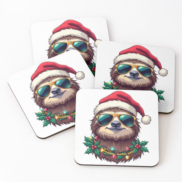 Item preview, christmas sloth designed and sold by jkrphoto.