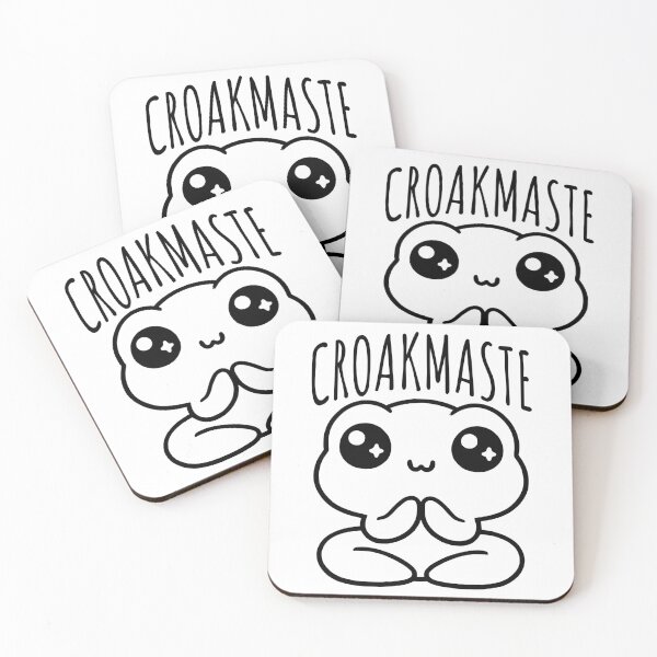 Item preview, Croakmaster Frog Lover Yoga designed and sold by PrintCrafting.