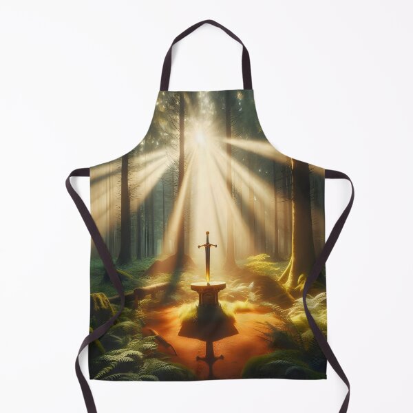 Item preview, Forest Clearing Legendary Sword Design: Enchanted Adventure Art designed and sold by PandaTShirtShop.