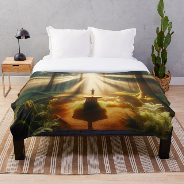 Artikelvorschau, Legendäres Schwertdesign zur Waldlichtung: Verzauberte Abenteuerkunst entworfen und verkauft von PandaTShirtShop.
