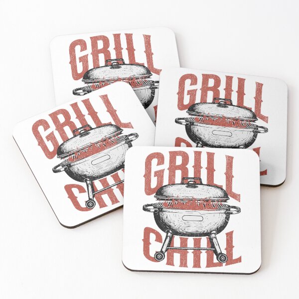 Item preview, Grill and Chill BBQ Grilling Enthusiasts designed and sold by PrintCrafting.