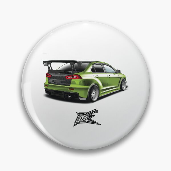 Item preview, mitsubishi lancer evoX rear green  designed and sold by NaquashM.