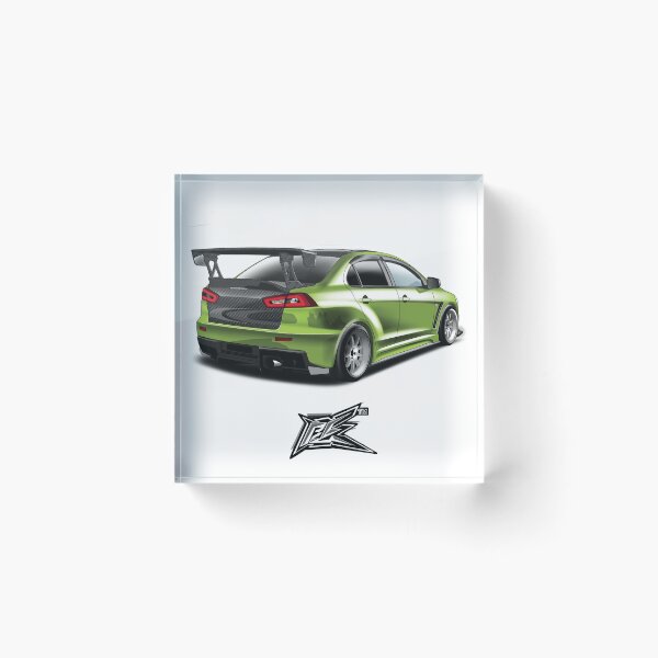 Item preview, mitsubishi lancer evoX rear green  designed and sold by NaquashM.