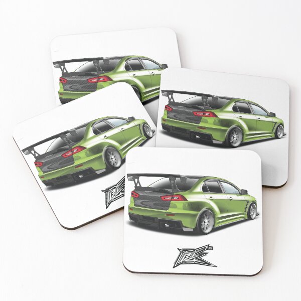 Item preview, mitsubishi lancer evoX rear green  designed and sold by NaquashM.