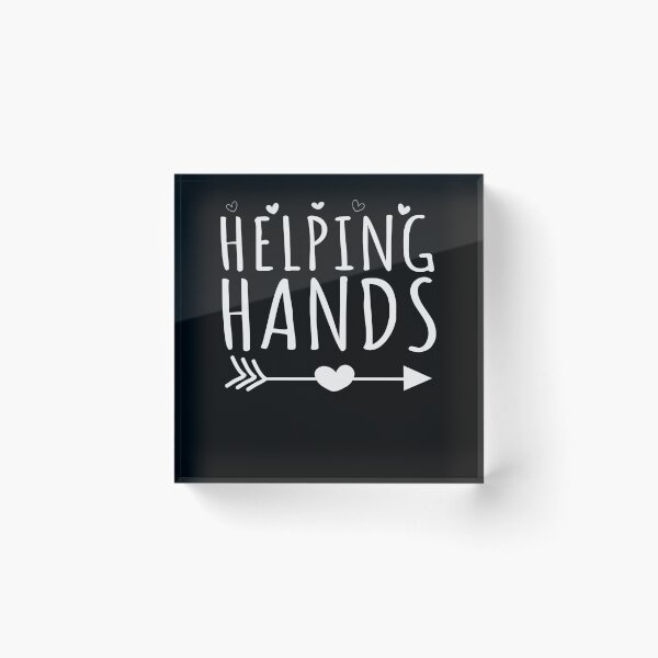 Item preview, Helping Hands Volunteer and Charity designed and sold by PrintCrafting.