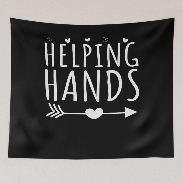 Item preview, Helping Hands Volunteer and Charity designed and sold by PrintCrafting.