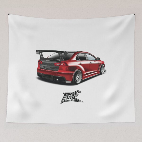 Item preview, mitsubishi lancer evoX rear red designed and sold by NaquashM.