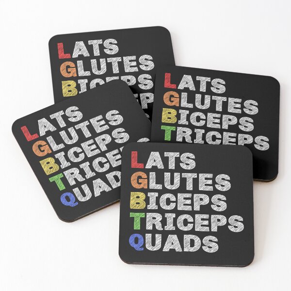 Item preview, LGBTQ Fitness (White) designed and sold by LyndaNoel Design.