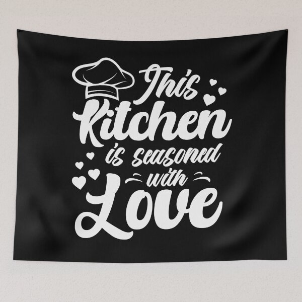 Item preview, This Kitchen Is Seasoned With Love Cooking designed and sold by PrintCrafting.