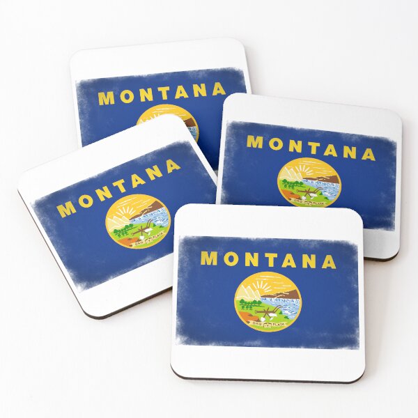 Item preview, Montana - Flag of State designed and sold by Amazing States of America.