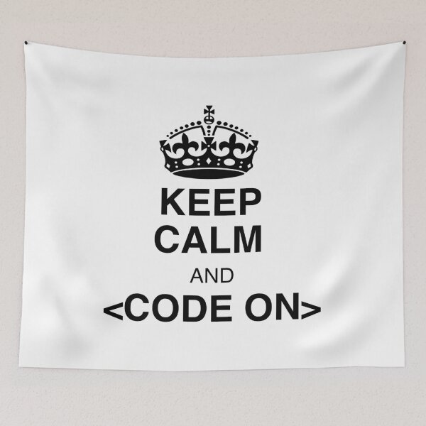 Item preview, Keep Calm and Code On designed and sold by mateuszwrz.