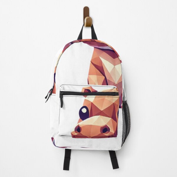 Item preview, Geometric Baby Hippo Art – Polygon Animal Design for Modern Decor designed and sold by MrDRK1536.