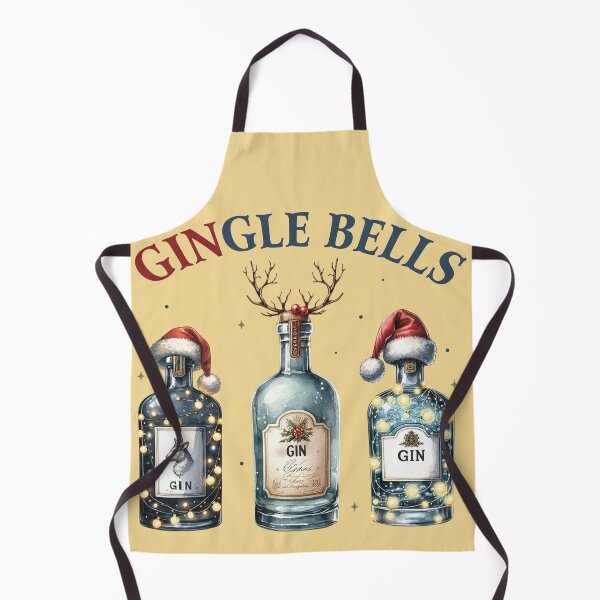 Item preview, GINgle Bells – Christmas Gin Design designed and sold by inksavvystudio.