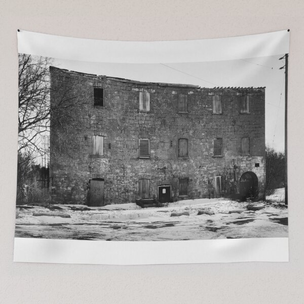 Item preview, Old Grist Mill BnW, Erin Ontario  designed and sold by Robert Alsop.