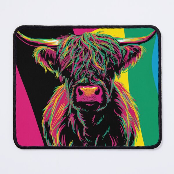 Item preview, Highland Cow Pop Art designed and sold by whitecat23.
