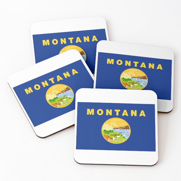 Item preview, Montana - Flag of State designed and sold by Amazing States of America.