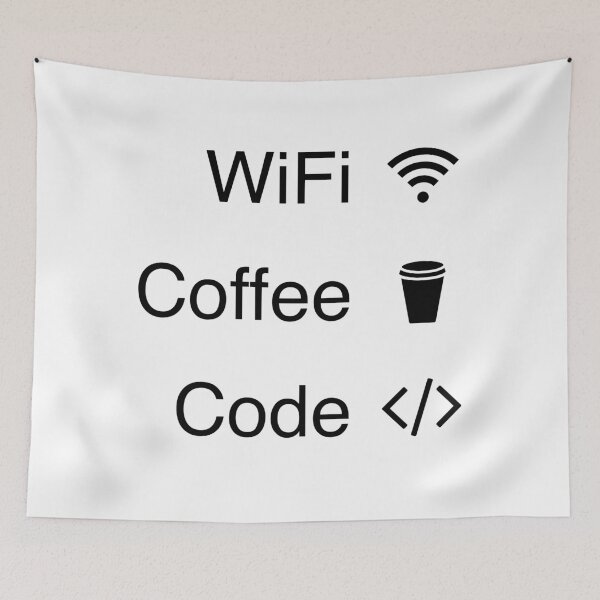 Item preview, WiFi  Coffee Code coding designed and sold by mateuszwrz.
