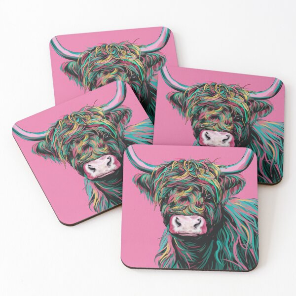 Item preview, Highland Cow Pastel Shades designed and sold by whitecat23.