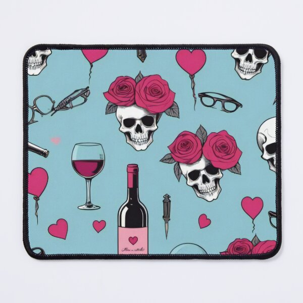 Item preview, Skulls and Roses: Anti-Valentine's Day Vibes designed and sold by ImmersiveArt Era.