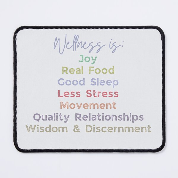 Item preview, Wellness is Joy, Real Food, Good Sleep... designed and sold by DEWDesigns.