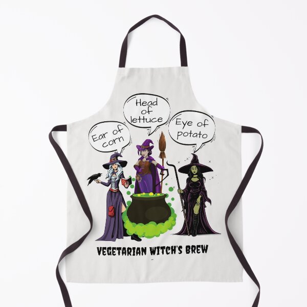 Item preview, Vegetarian witches brew witches making a potion with vegetables, recipie book, mug designed and sold by BreezeTeeze.