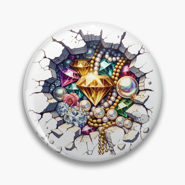 Item preview, Gems in a cracked wall designed and sold by Nudaeng.