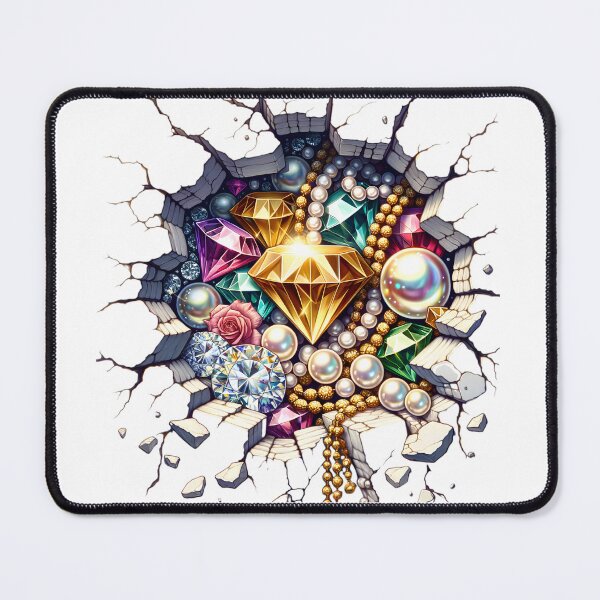 Item preview, Gems in a cracked wall designed and sold by Nudaeng.