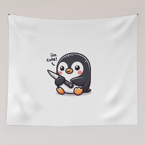 Item preview, Penguin I'm Cute! designed and sold by Anupios.