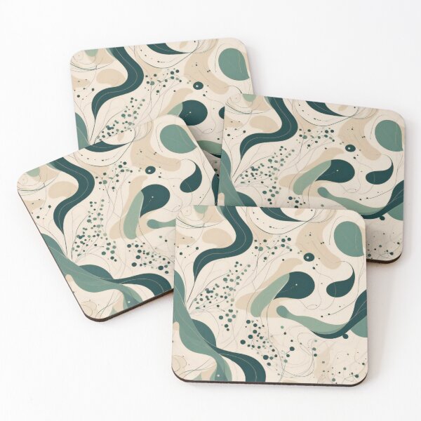 Item preview, Organic Flow: Minimalist Abstract Pattern designed and sold by ImmersiveArt Era.