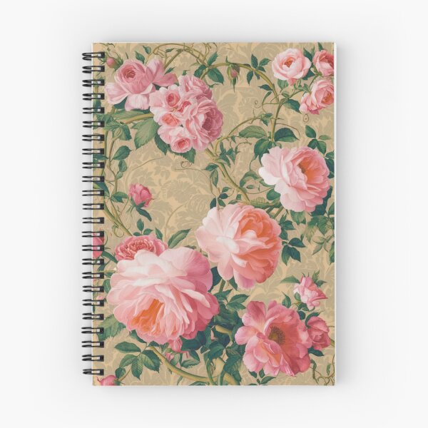 Item preview, Vintage Style Pink Roses Print designed and sold by whitecat23.