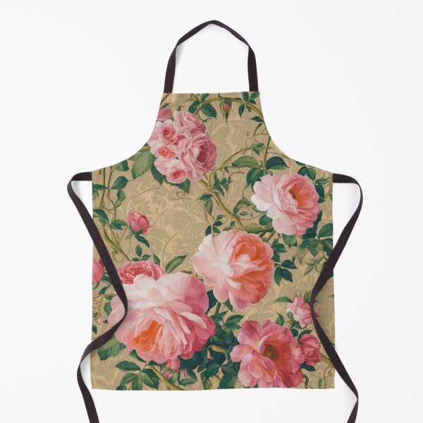 Item preview, Vintage Style Pink Roses Print designed and sold by whitecat23.