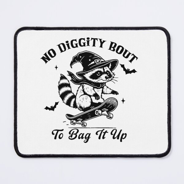 Item preview, No Diggity Bout To Bag It Up svg png,Raccoon halloween playing skateboard svg,Spooky Halloween,Retro Halloween Svg, Pumpkin Spooky Svg designed and sold by NukFloralShop.