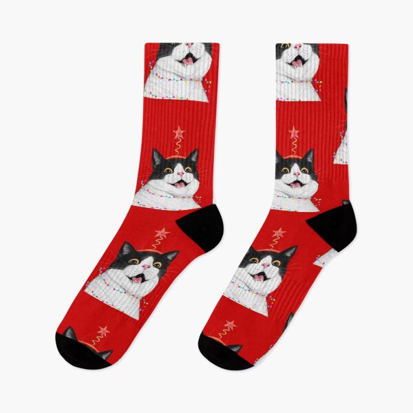 Item preview, Xmas cat designed and sold by Valeriya Korenkova Kodamorkovkart.
