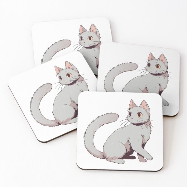 Item preview, Curious cat, grey kitten designed and sold by cutenesss.
