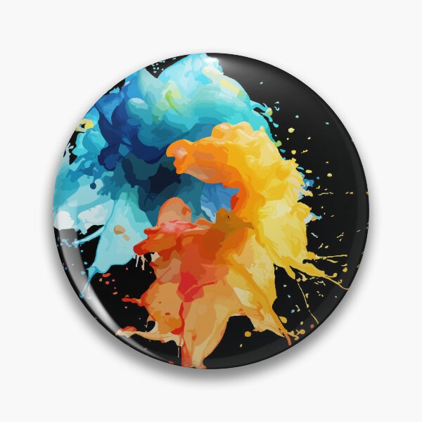 Item preview, Abstract Colour Splash Explosion Art – Bold and Vibrant Design designed and sold by RaiyaTees.