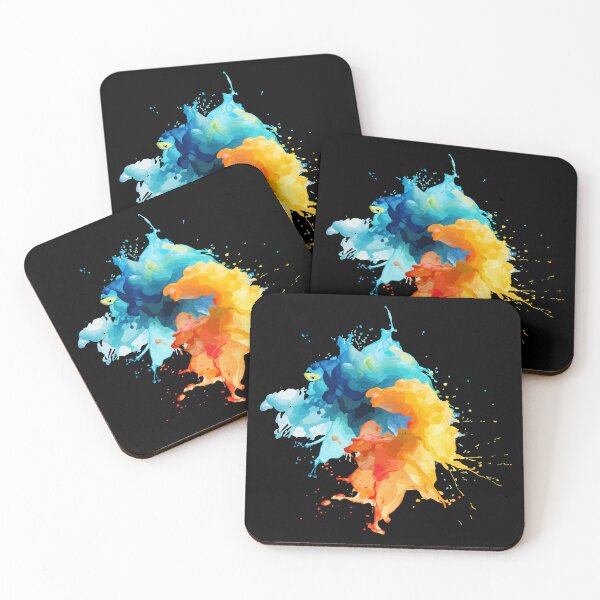 Item preview, Abstract Colour Splash Explosion Art – Bold and Vibrant Design designed and sold by RaiyaTees.