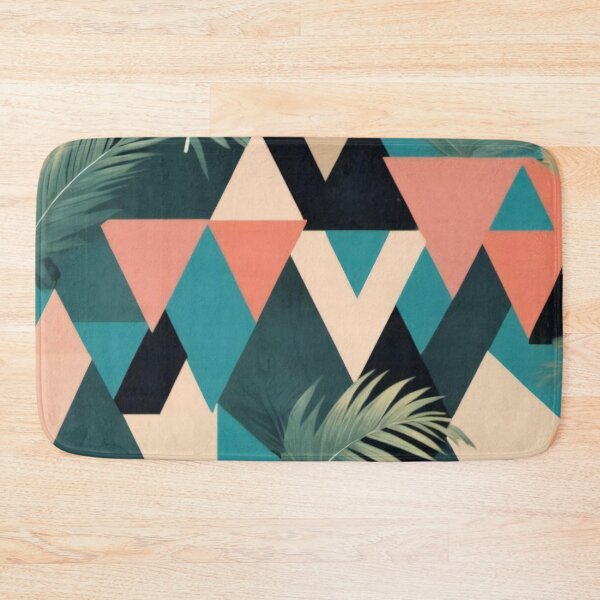 Item preview, Palm Leaf Geometry: Tropical Triangles designed and sold by ImmersiveArt Era.