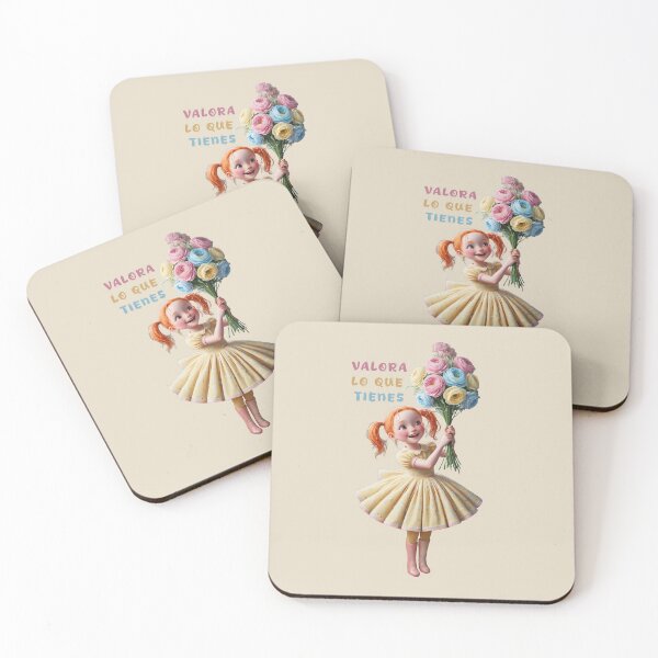 Item preview, appreciate what you have cute kawaii illustration girl with flowers designed and sold by La Loca.