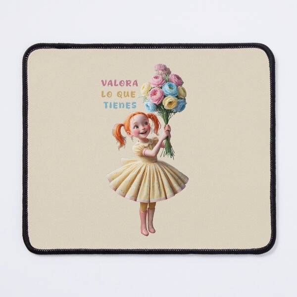 Item preview, appreciate what you have cute kawaii illustration girl with flowers designed and sold by La Loca.