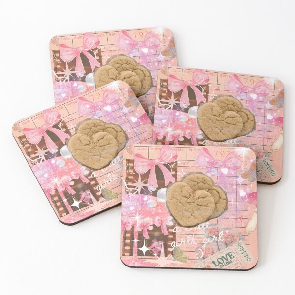Item preview, Holiday Cookies - Pink Vintage Collage designed and sold by bowsbotanicals.
