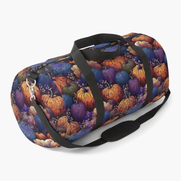 Item preview, Purple and Orange Floral Fantasy Pumpkins designed and sold by pinkal.