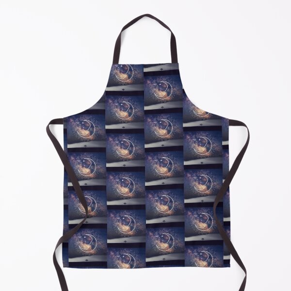 Item preview, Cielo nocturno y árbol Espacio galáctico Luna creciente Estrellas designed and sold by WildWoodlandWitch.