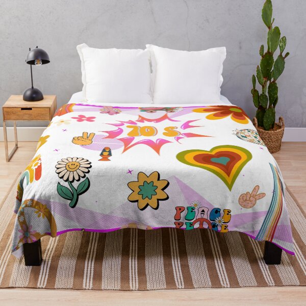 Item preview, Retro 70s Vibes - Peace, Love, and Groovy Design designed and sold by RaiyaTees.