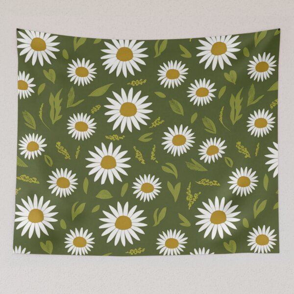 Item preview, White Daisies Print designed and sold by whitecat23.